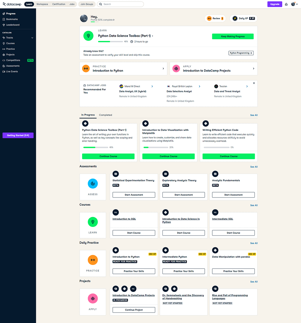 datacamp-learn-environment datacamp-learn-environment